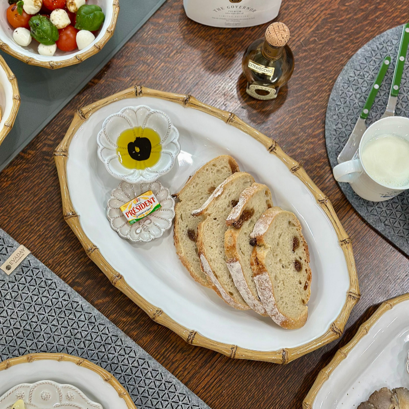 (오발 플래터 42cm) 줄리스카 클래식 뱀부 Juliska Classic Bamboo 오벌 플래터 42cm KM55/34 이미지 8