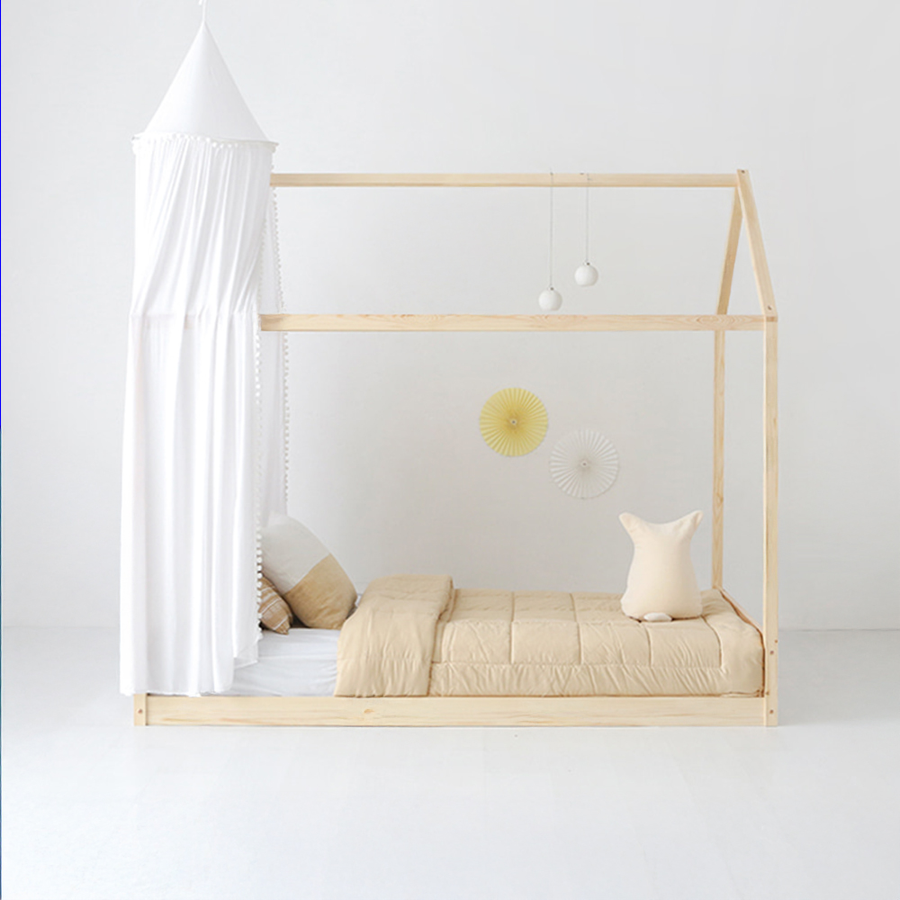 KIZIT 캐노피침대 싱글 100200 소나무