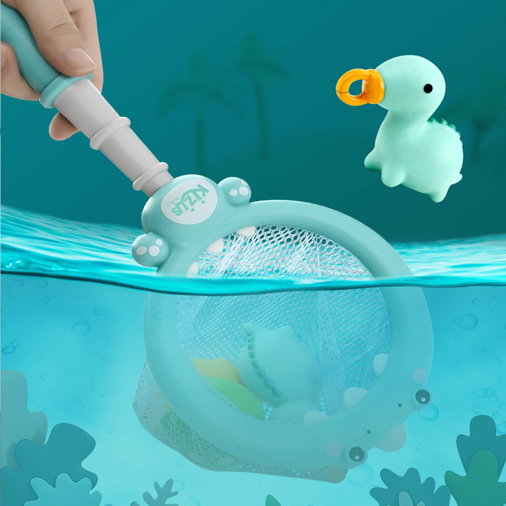 키저스 LED 낚시대 뜰채 10종세트 아기 유아 물놀이 목욕놀이 장난감 선물