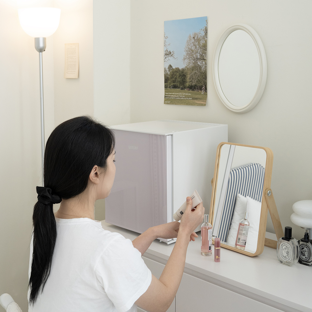 미니 냉장고 25L WC-25D 무소음 화장품 다용도 - 상세 이미지 2