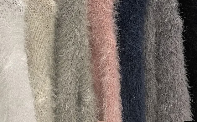 캐츠 솔잎 앙고라 버튼 루즈 가디건 (7color) 상세 이미지 32