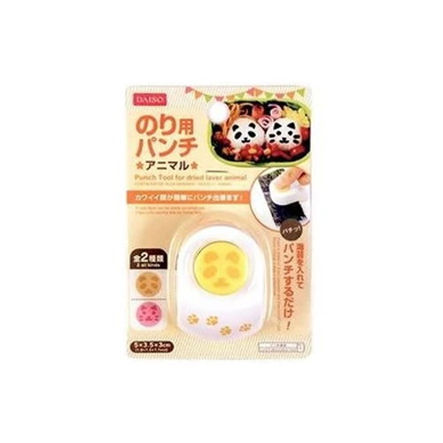 노리 펀치 김펀칭기 애니멀 / 일본 김펀치 도시락 주먹밥 - 상품 이미지