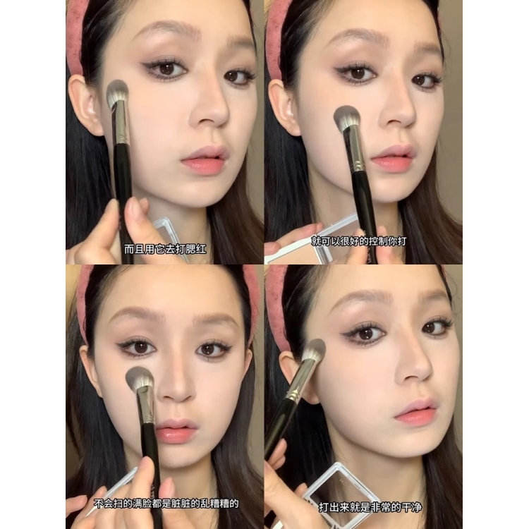 샵에서 쓰는 좁은영역 부분 블러셔 브러쉬 무펄하이라이터 브러시 - 상세 이미지 4