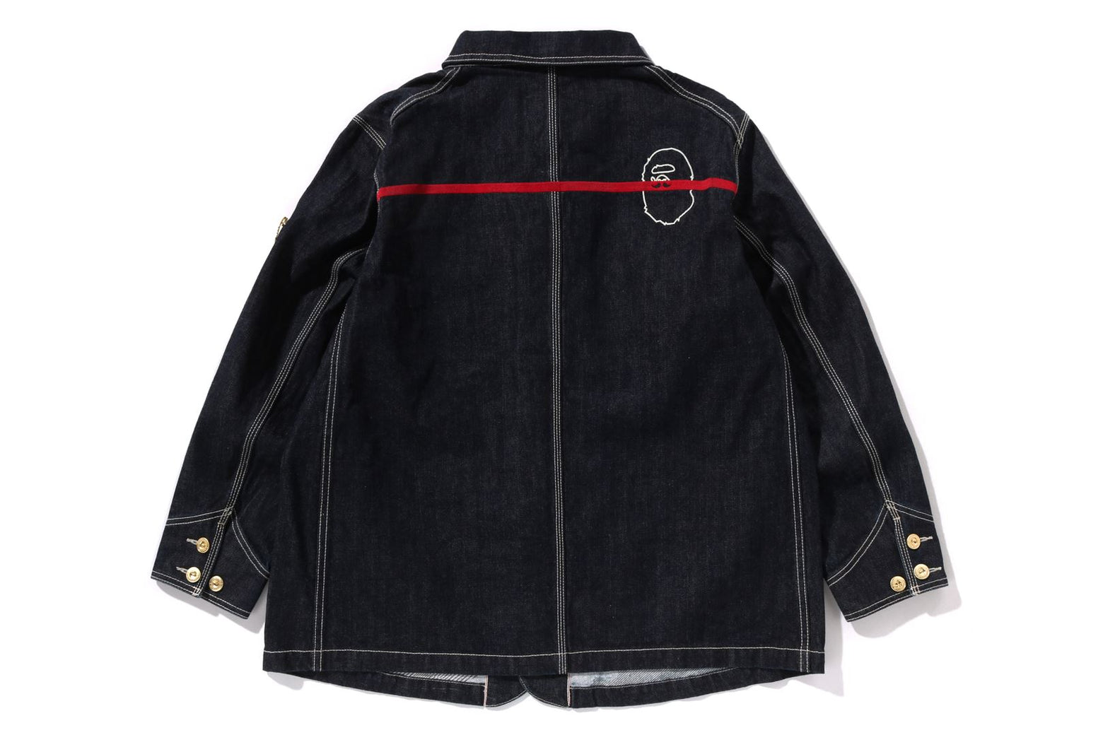 베이프 자켓 RAILROAD WORKER JACKET 7K80-140-305 - 상세 이미지 2