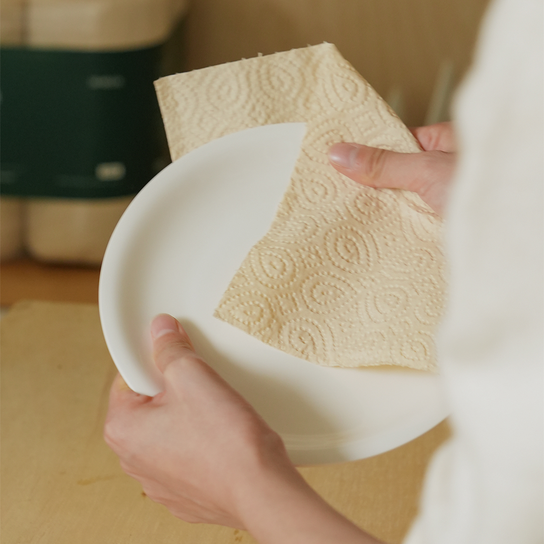 디어커스 뱀부500 키친타월 2겹 140매 4롤 상세 이미지 4