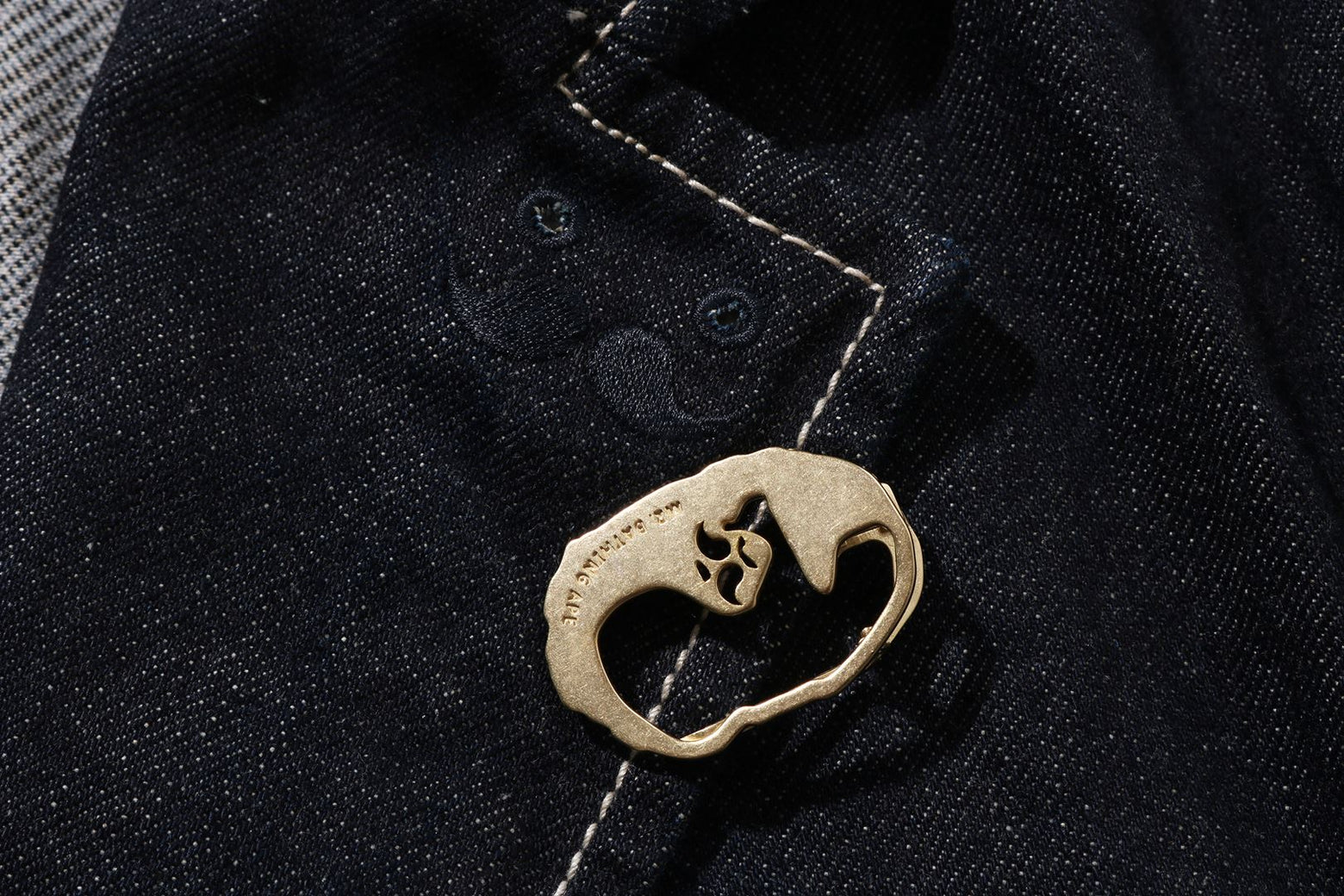 베이프 자켓 DENIM BLAZER 7K80-140-310 - 상세 이미지 4