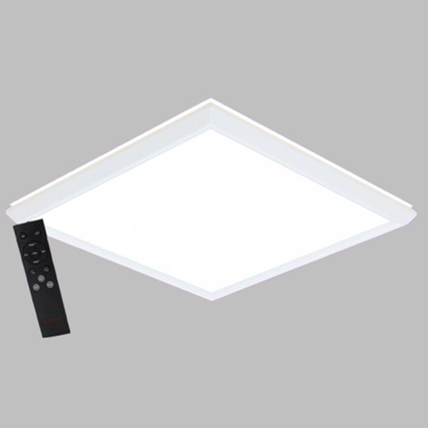 LED방등 LED전등교체 거실LED등 투톤 사각 50W 66cm - 상품 이미지