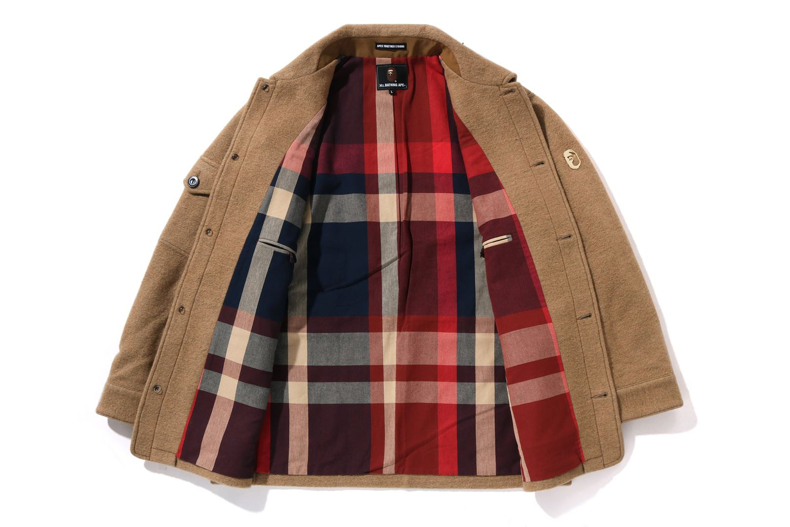 베이프 자켓 WOOLEN MILITARY JACKET 7K80-140-303 - 상세 이미지 2
