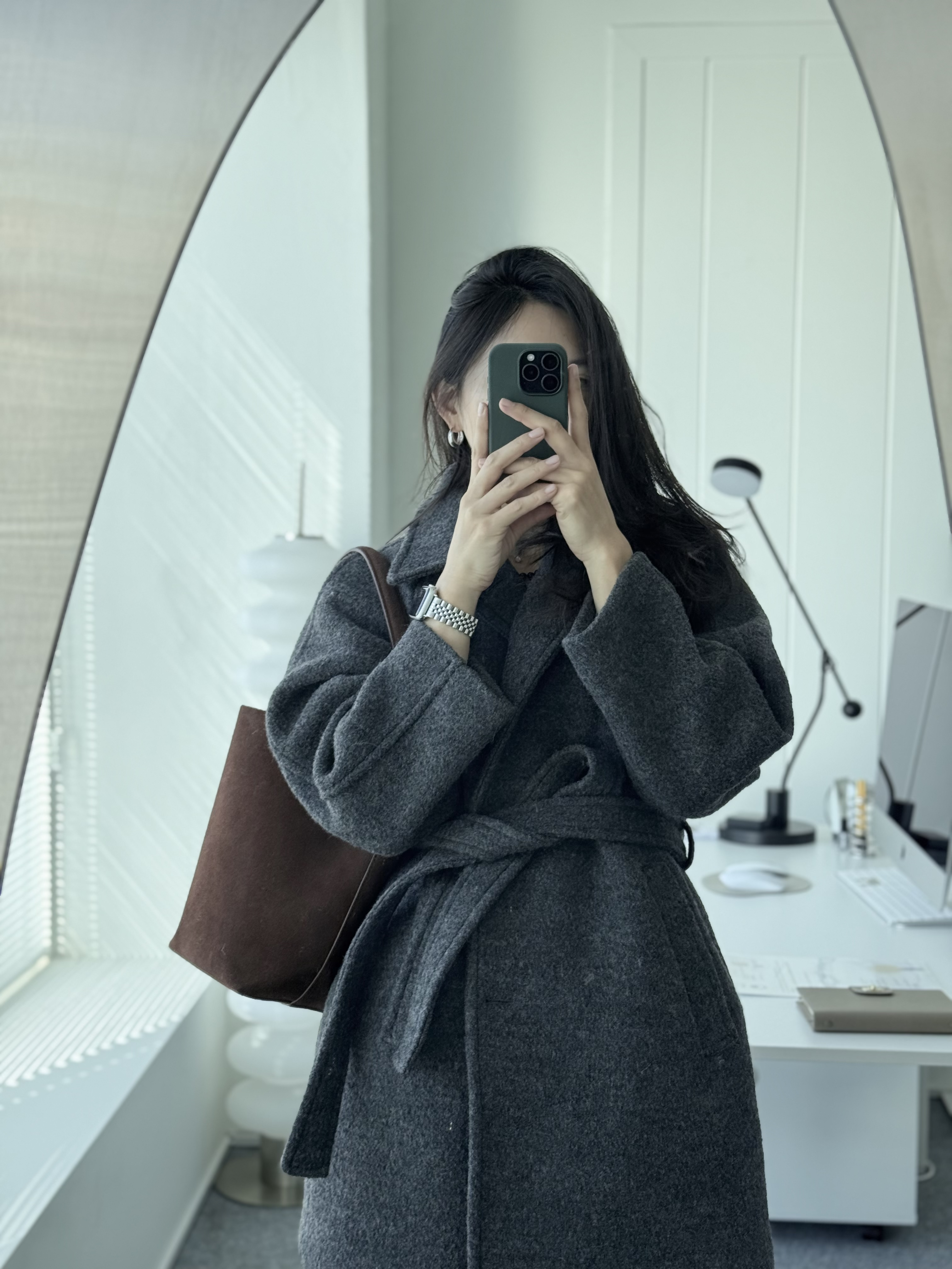 [24 f/w코트] 헤르몬 헤나 하이넥 부클 하프코트 울100 누빔 퀼팅 핸드메이드 640 상세 이미지 77