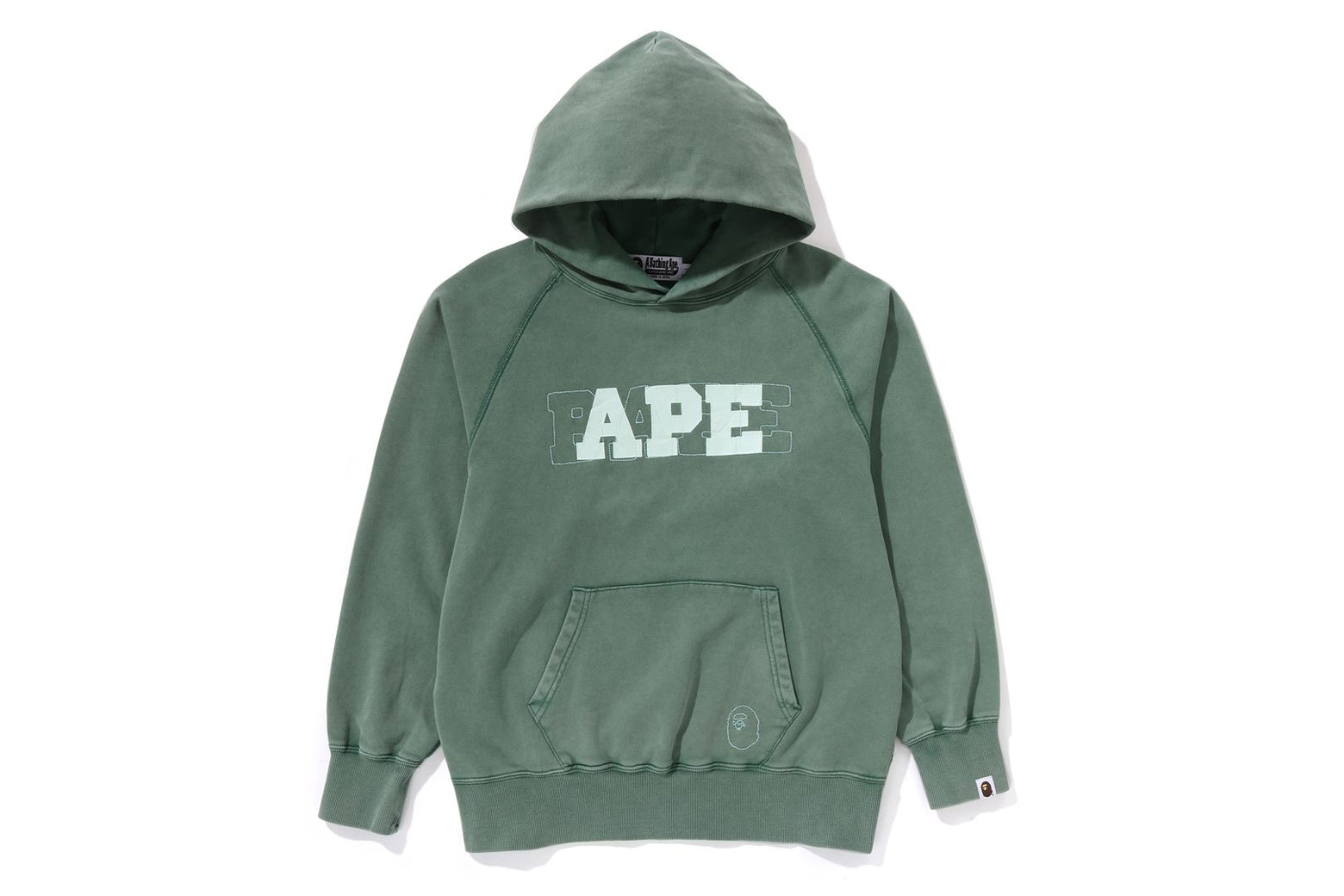 베이프 후드티 WASHED EFFECT RELAXED FIT PULLOVER HOODIE 2월 신상 1K80-114-001 - 상세 이미지 3