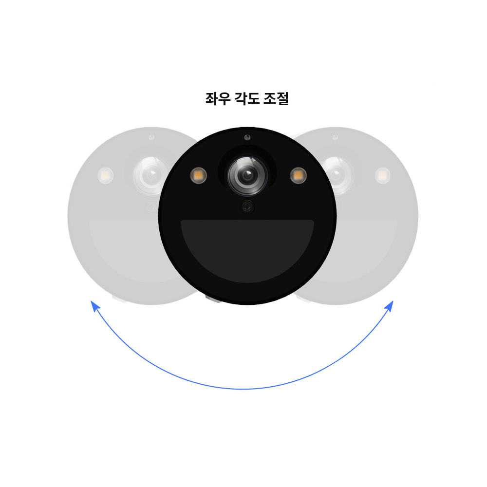 비오는날 CCTV EB3 KIT 실외형 태양열 배터리 충전 야외 농막 보안 감시 카메라 - 상세 이미지 5