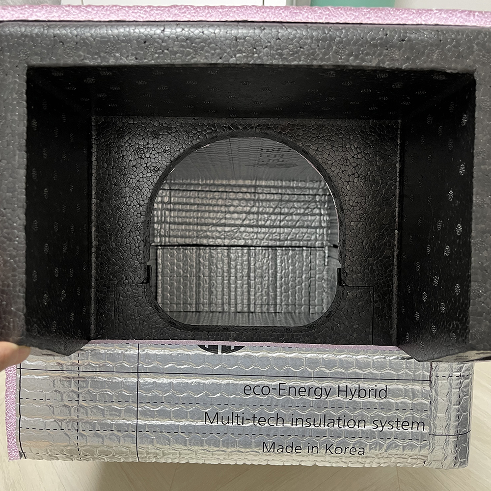 빌트론 열반사단열재 10T 1m x 1m 일반형비접착 길고양이 길냥이 고보협 겨울집 급식소