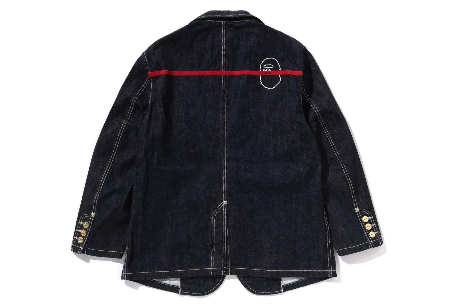 베이프 자켓 DENIM BLAZER 7K80-140-310 - 상세 이미지 2