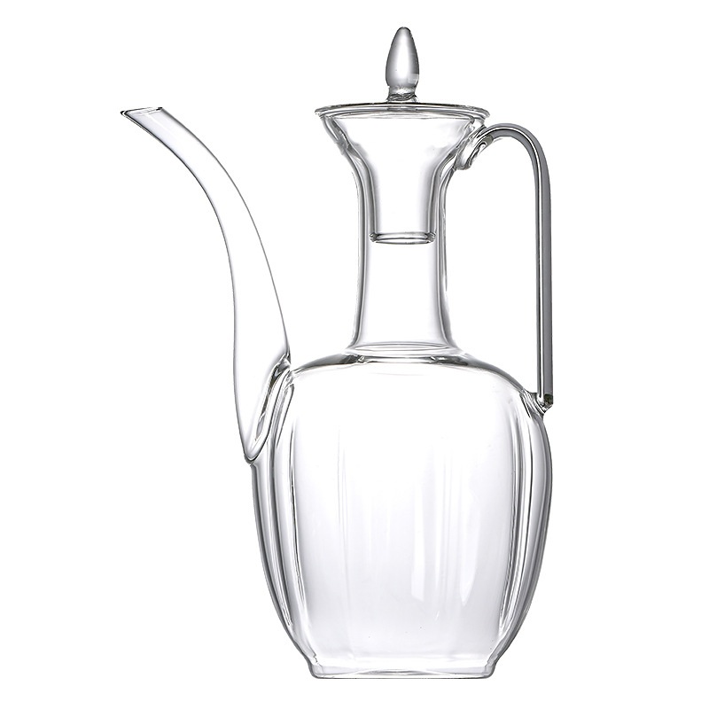 중국풍 티포트 티팟 내열유리 티메이커 차주전자 유리 주전자 차 세트 귀비A 550ml - 상세 이미지 5