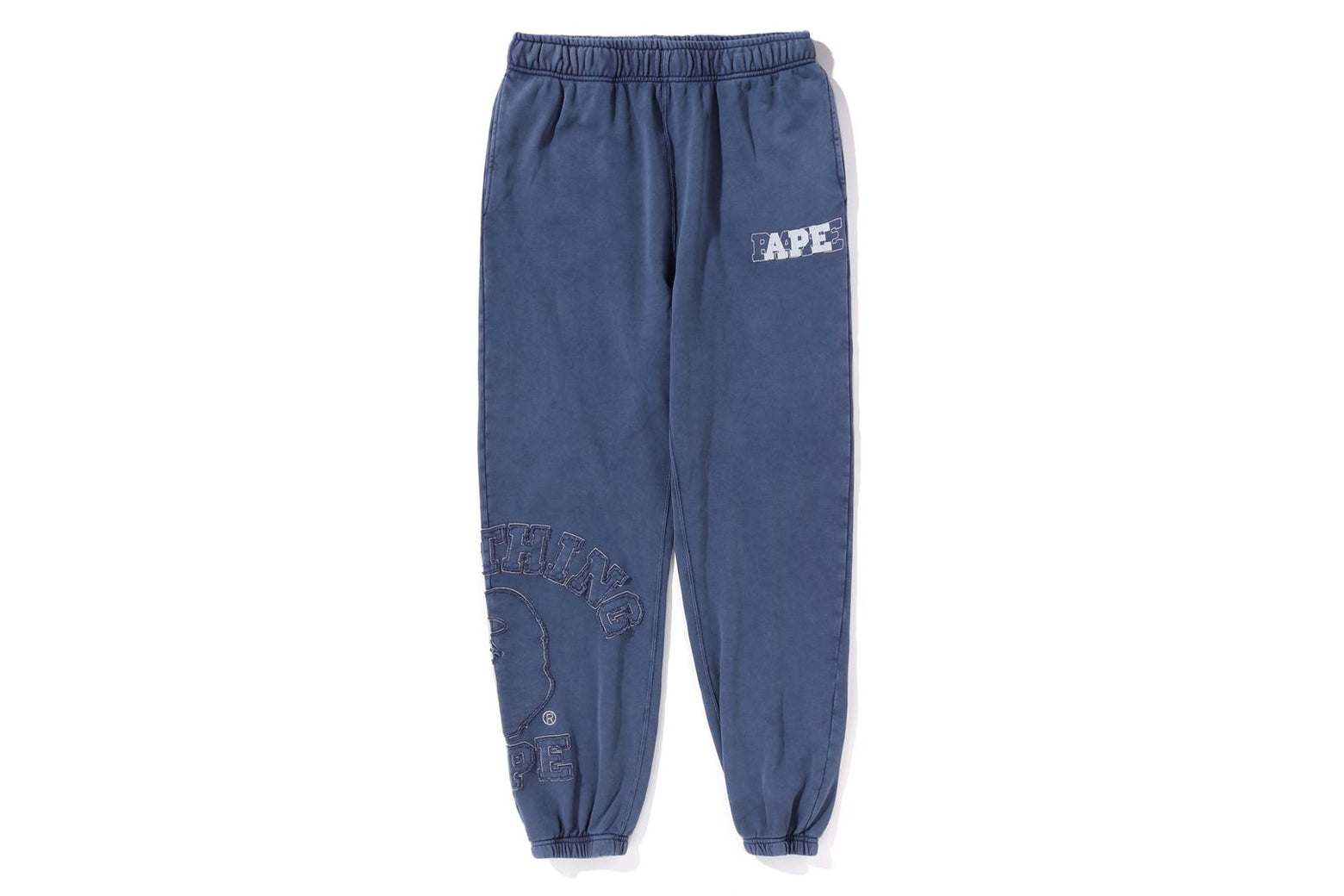 베이프 바지 VINTAGE WASHED COLLEGE PATCH SWEATPANTS 1K80-152-001 - 상세 이미지 3