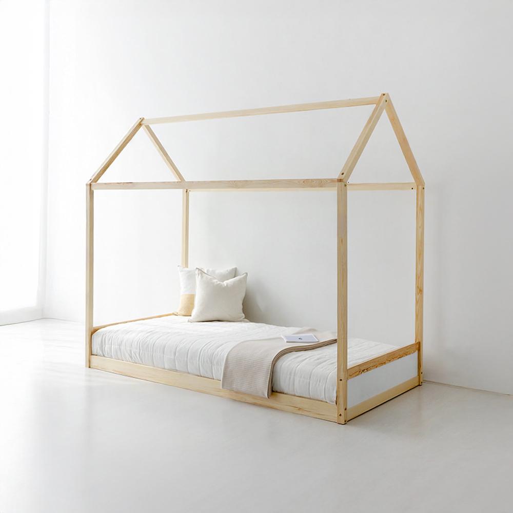 KIZIT 캐노피침대 싱글 100200 소나무