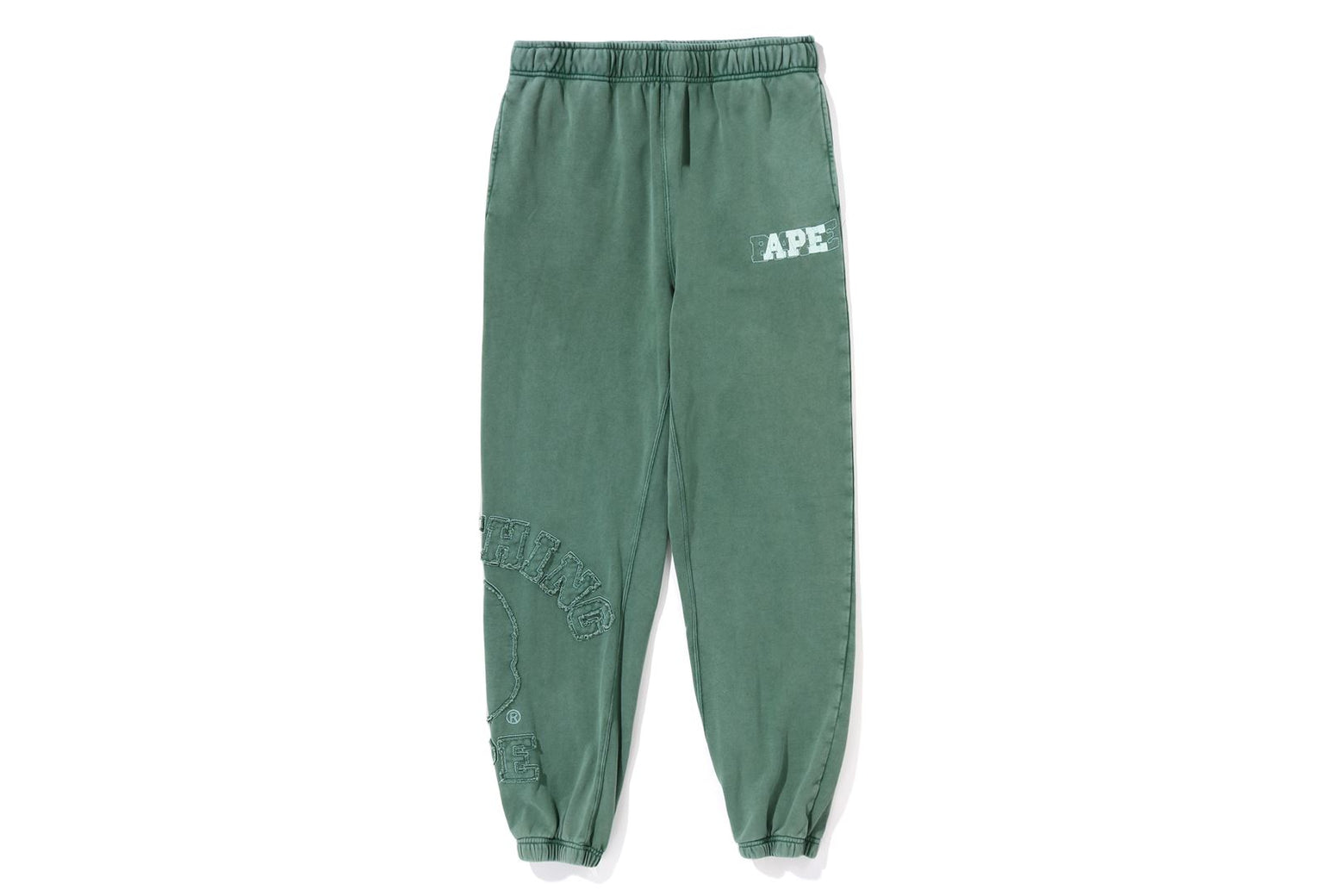 베이프 바지 VINTAGE WASHED COLLEGE PATCH SWEATPANTS 1K80-152-001 - 상세 이미지 2
