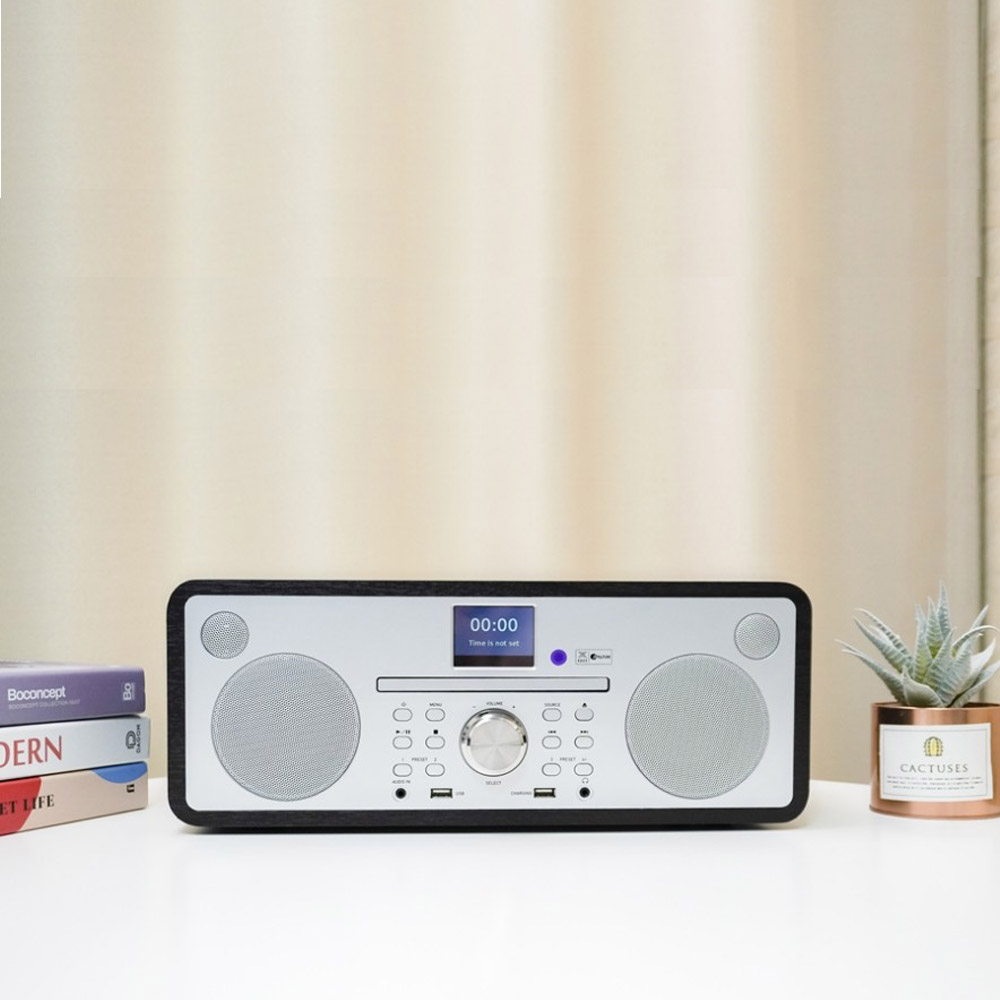 아남 XAVE XE 올인원 일체형 오디오 라디오 블루투스 스피커 CD플레이어 홈오디오