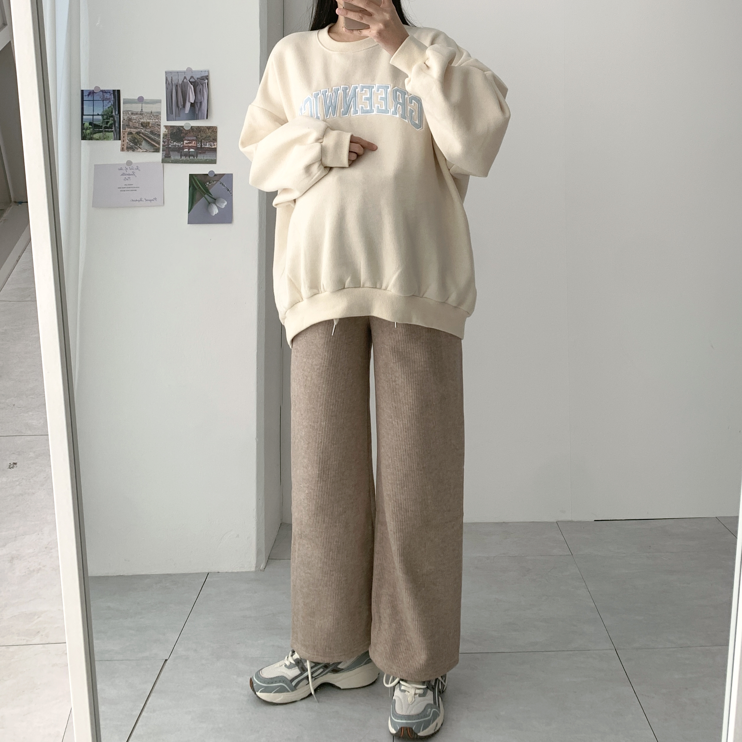 가을임산부바지 겨울임산부기모바지 - 상세 이미지 5