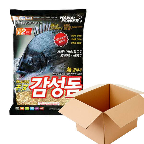 하나파워 감성돔 5.0 건식 1박스 10개입 파우더 집어제 바다낚시 친환경 밑밥