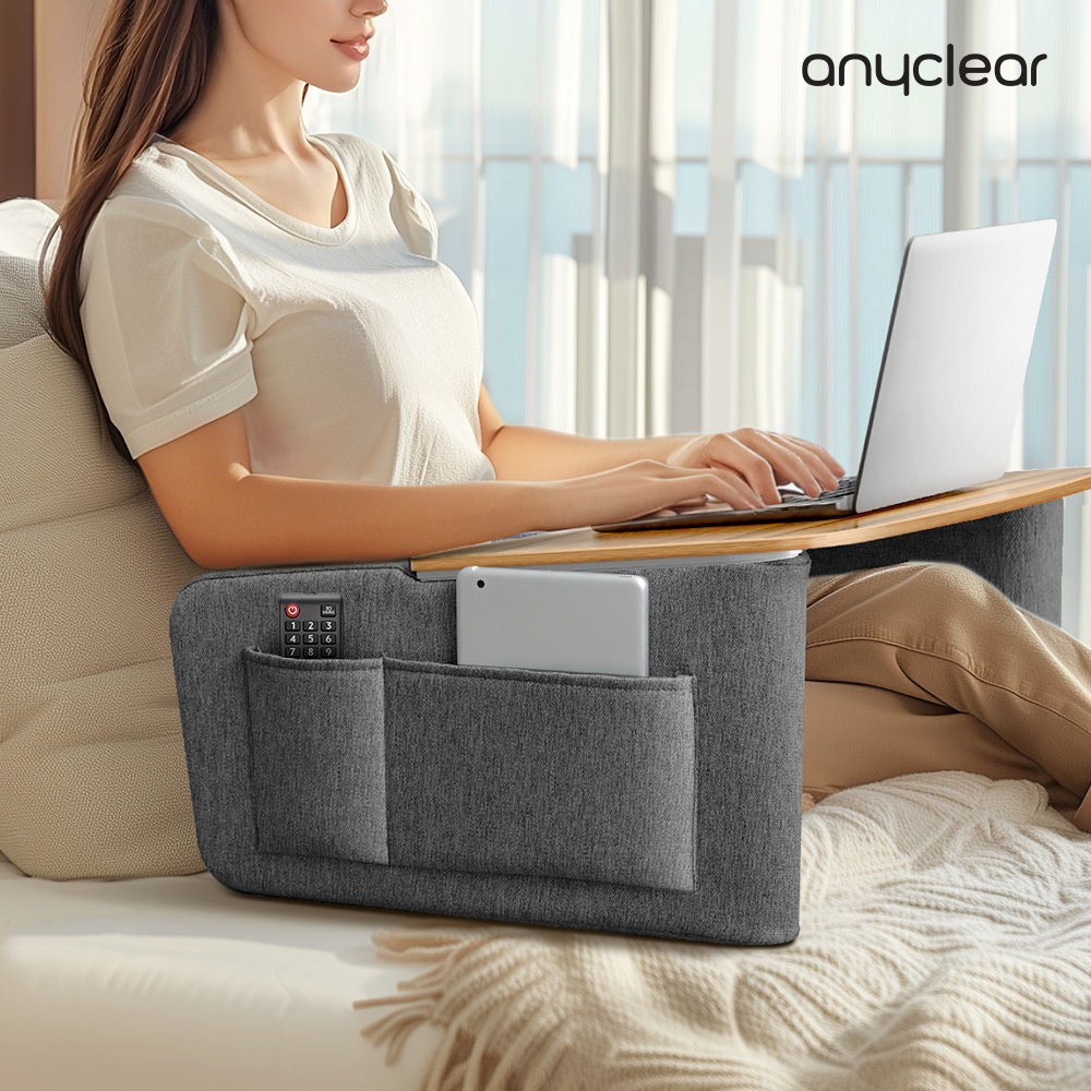 애니클리어 다용도 좌식 노트북 거치대 간이 테이블 베드트레이 사이드 쿠션 데스크 CD-2