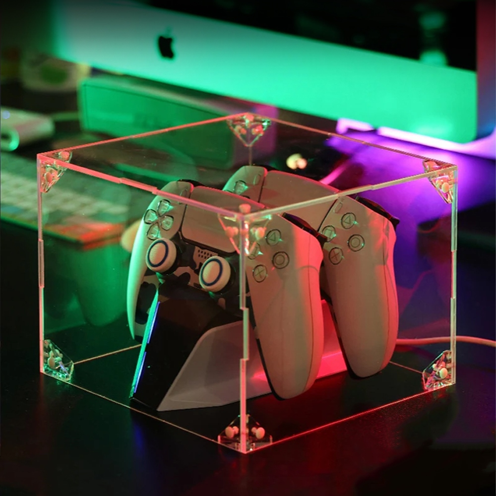 듀얼센스 게임패드 아크릴 케이스 진열장 장식장 (충전거치대호환)