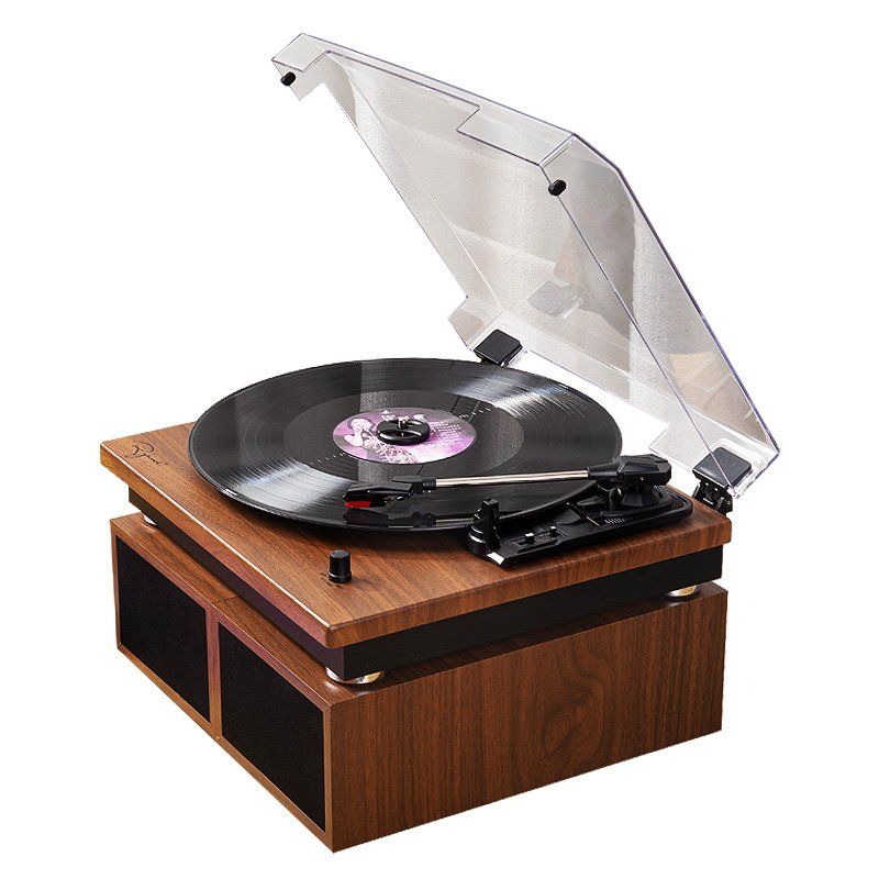 LP 비닐 축음기 골동품 LP플레이어 레코드 플레이어 레트로 빈티지 스피커 5W+블루투스