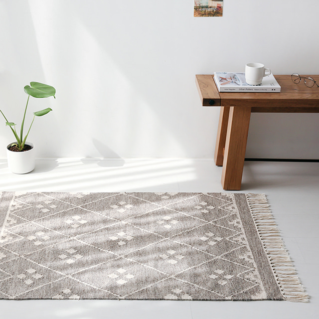 침대밑 러그 사계절 먼지없는 북유럽 러그매트 MALONEY