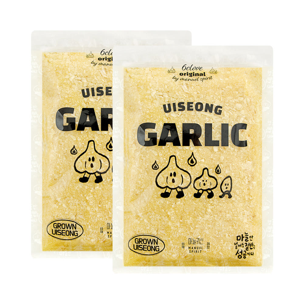 국산 의성 다진마늘 1kg x 2개