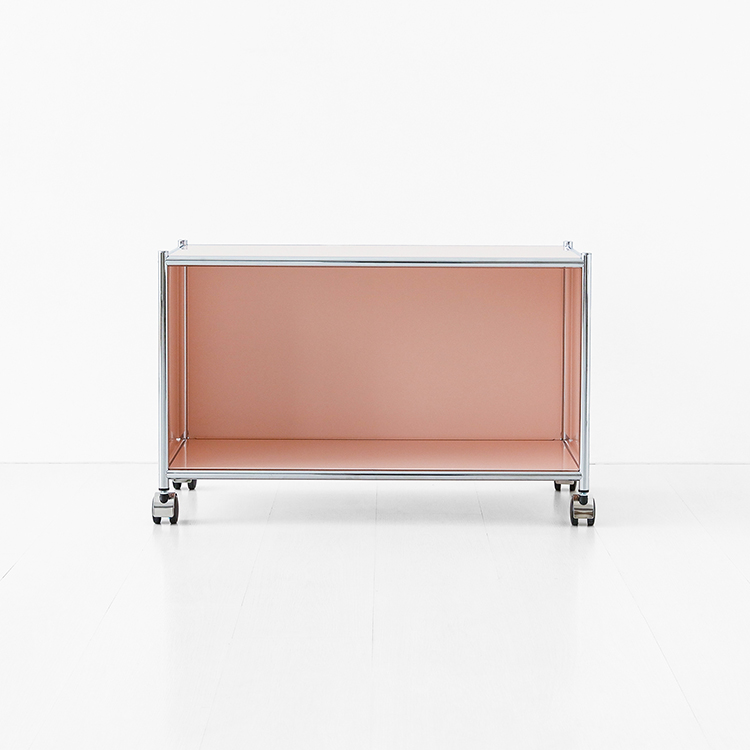 심플리 이동식 수납박스/사이드테이블 BC259 라이트핑크 6517.1869