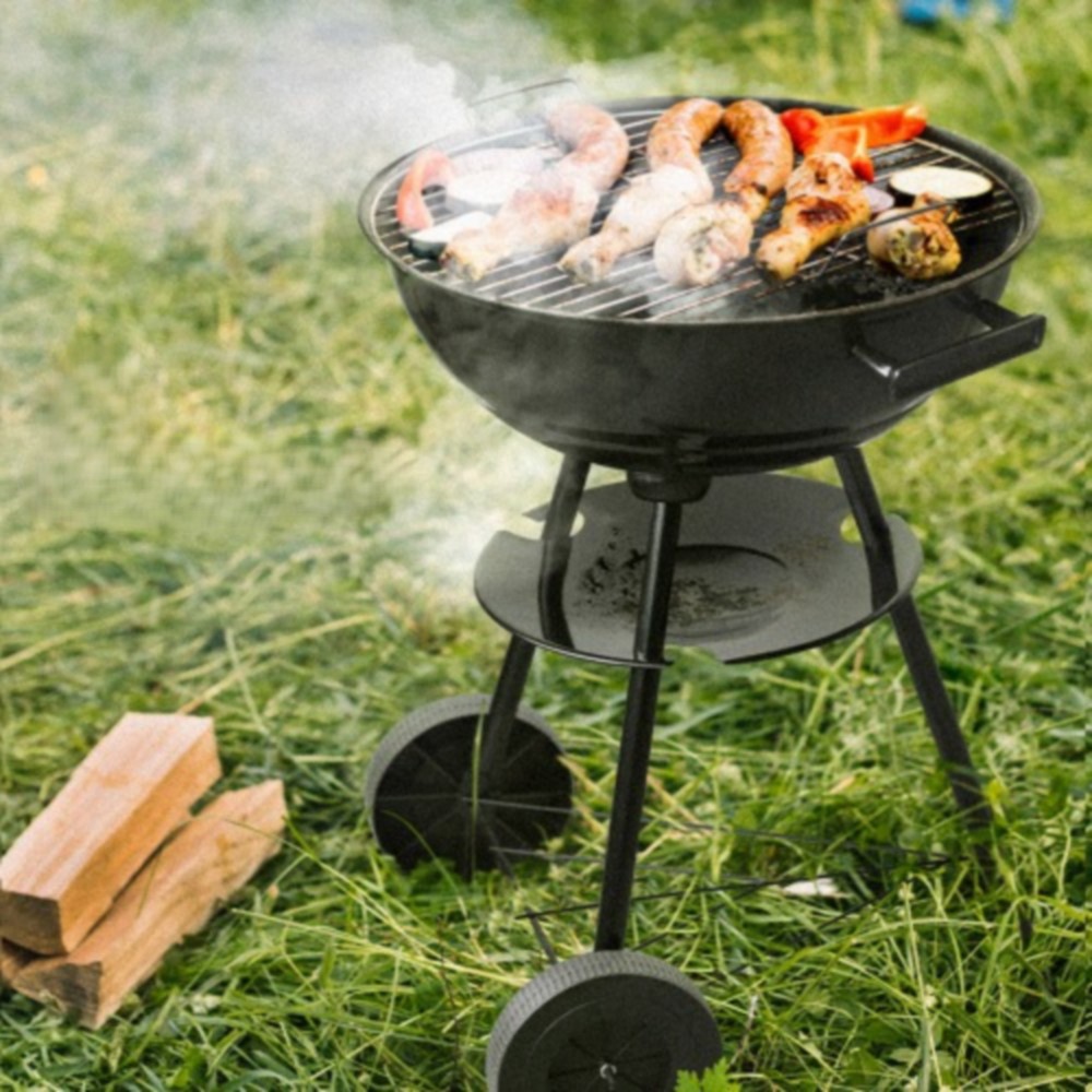 이동식 훈제 직화 화로대 숯불 대형 원형 화롯대 삼겹살 바베큐 그릴 석쇠 야외 캠핑