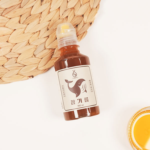 해외여행 캠핑에 편리한 마개 사용으로 흐르지 않는 저온 압착 참기름 180ml, 1개 - 상세 이미지 4