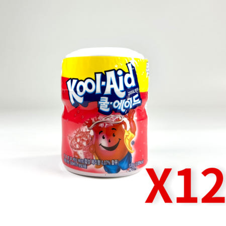 쿨에이드 체리 에이드 가루 분말 1박스 12개입 538g