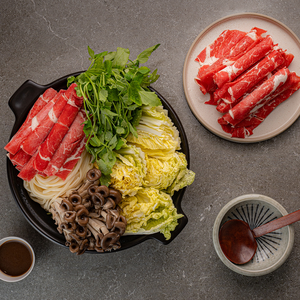 맛집 소고기 샤브샤브 3인분 고기 버섯 채소 칼국수 육수 소스 포함 집들이 술안주 캠핑 전골 찌개 밀키트 이미지 6