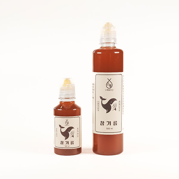 해외여행 캠핑에 편리한 마개 사용으로 흐르지 않는 저온 압착 참기름 180ml, 1개 - 상세 이미지 2
