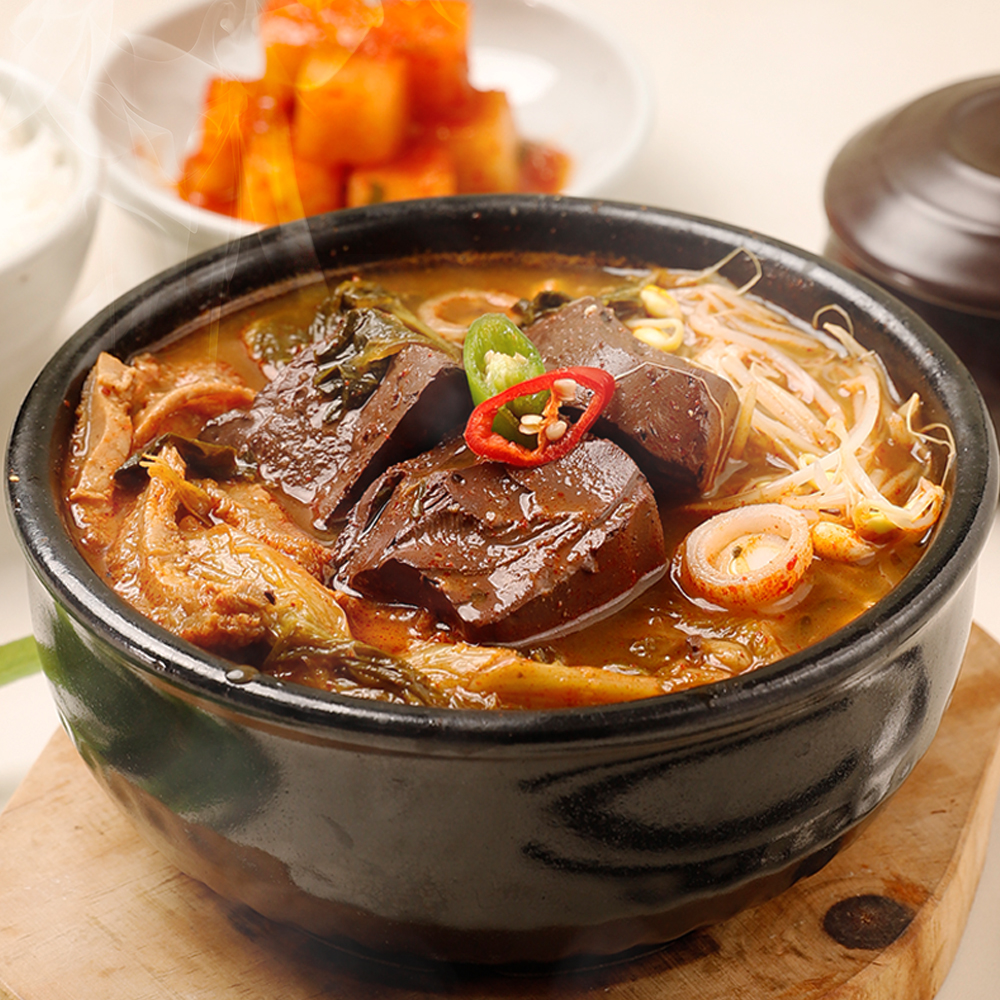 참도깨비 가야식 선지 해장국 630g 5봉 - 상품 이미지