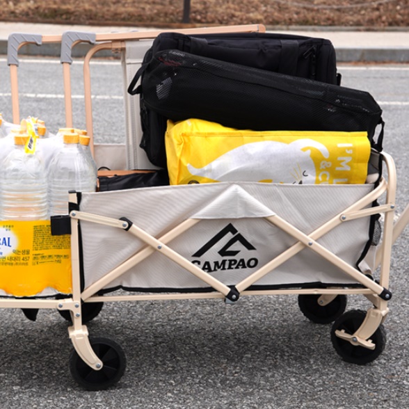 캠핑 접이식 카트 캠핑용 카트 낚시 카트 미니 손수레