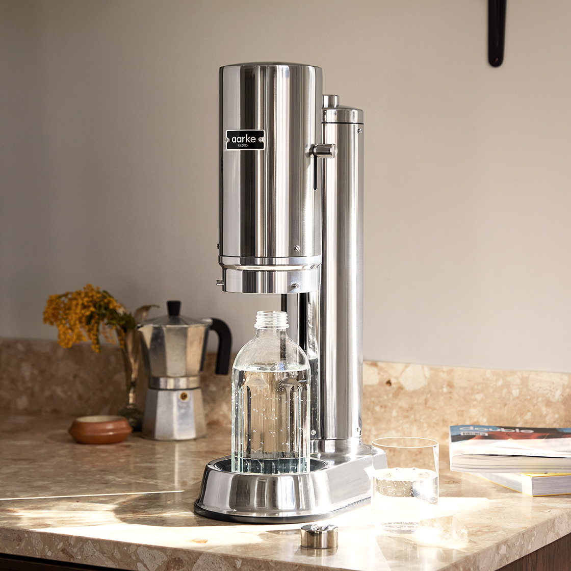 아르케 카보네이터 프로 Pro 스웨덴 탄산수 제조기 올스테인리스 스테인리스