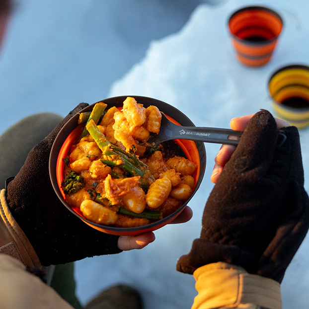 씨투써밋 프론티어 보울 MD 캠핑 접이식 그릇 접시 백패킹 경량 폴딩 실리콘