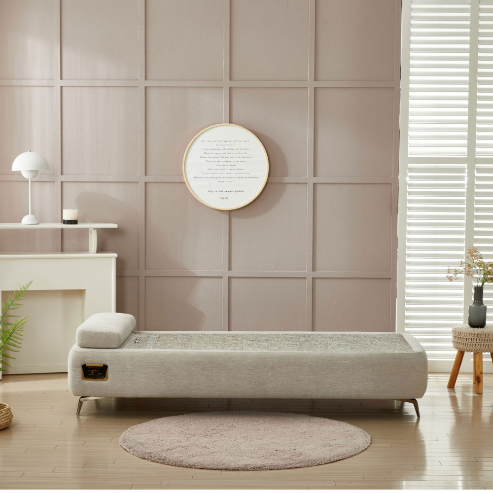 킹마담 밀로 돌침대싱글 1인용 온열 돌침대쇼파