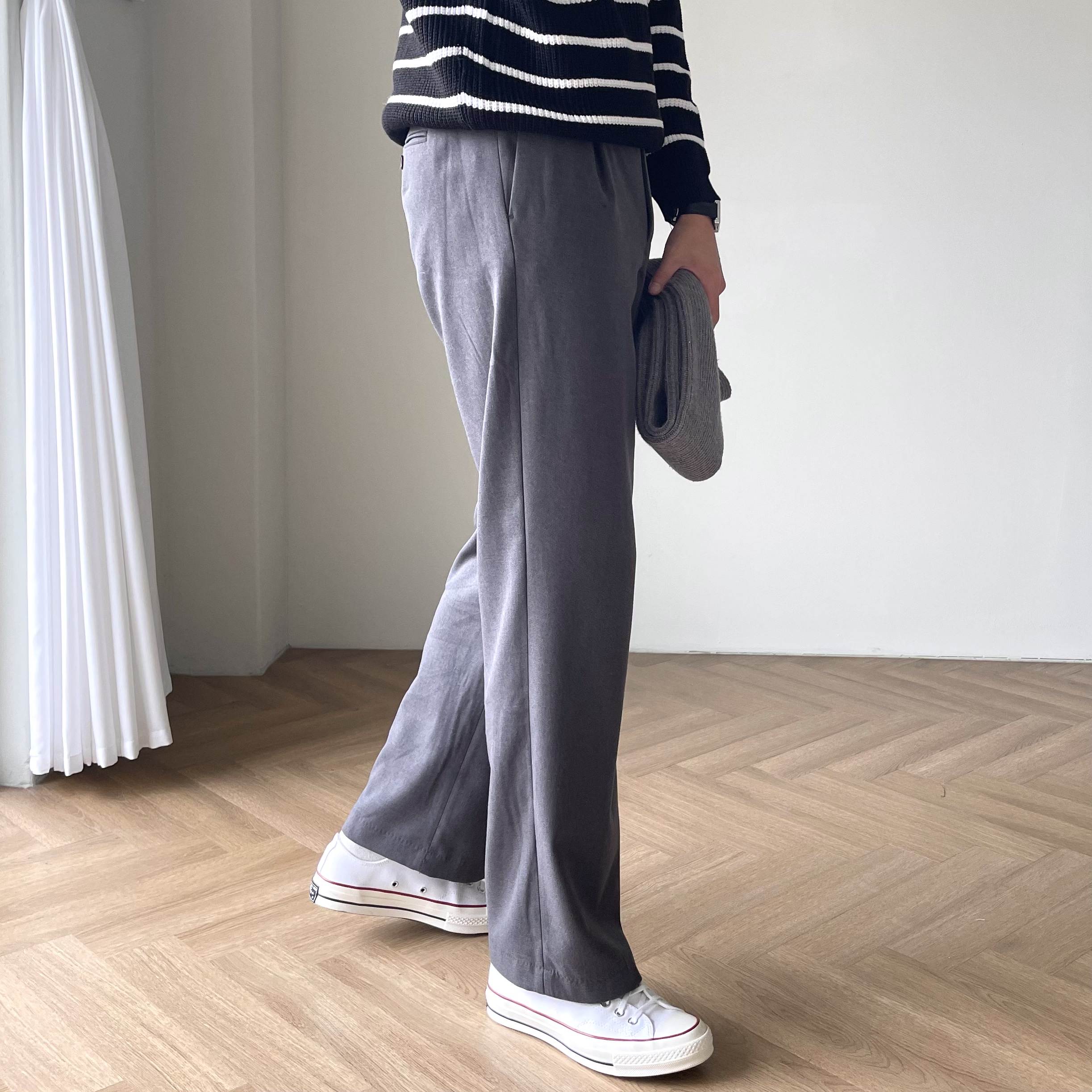 남성기모슬랙스 남자겨울슬랙스 기모정장바지 - 상세 이미지 4