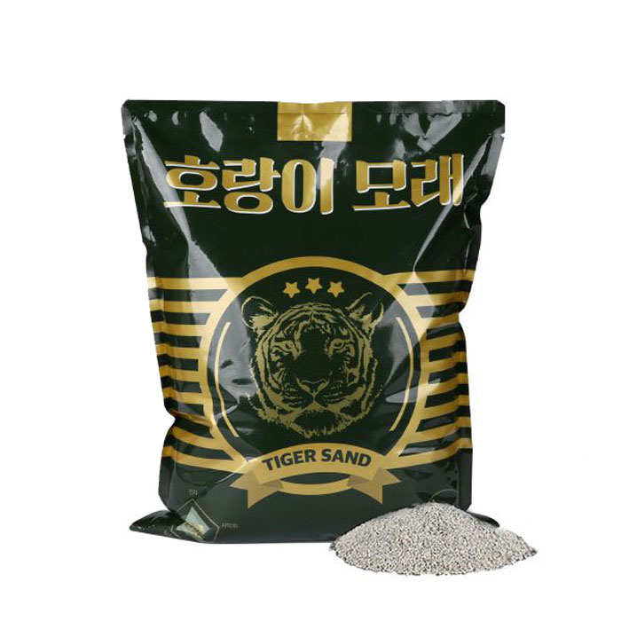 호랑이모래 유향 6kg 벤토나이트 고양이모래 - 메인 이미지