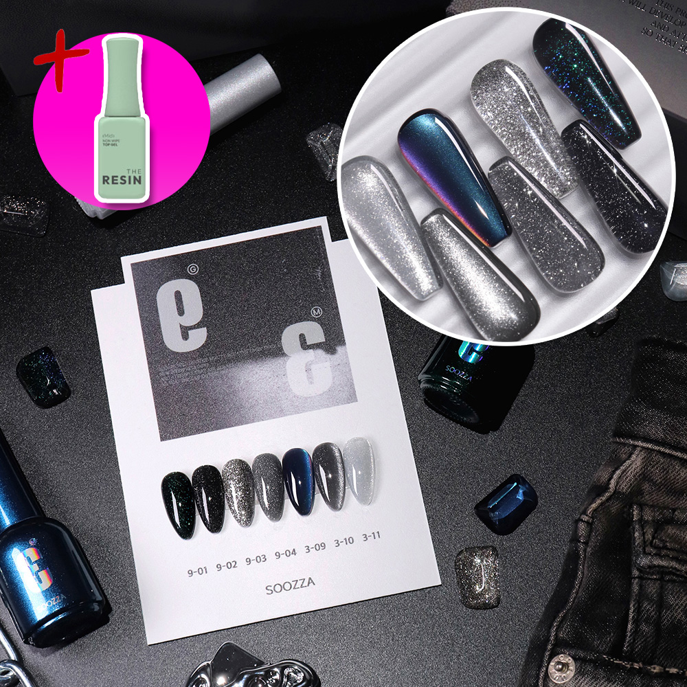 수짜 글리터 자석젤 93번 7종 젤네일세트