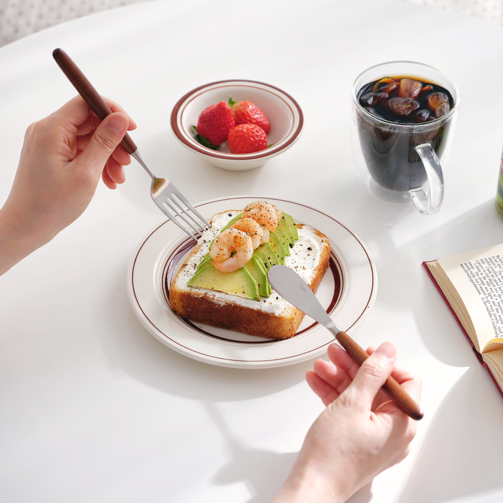 메이플 원목 옻칠 커트러리 양식기 스푼 포크 나이프 이미지 8
