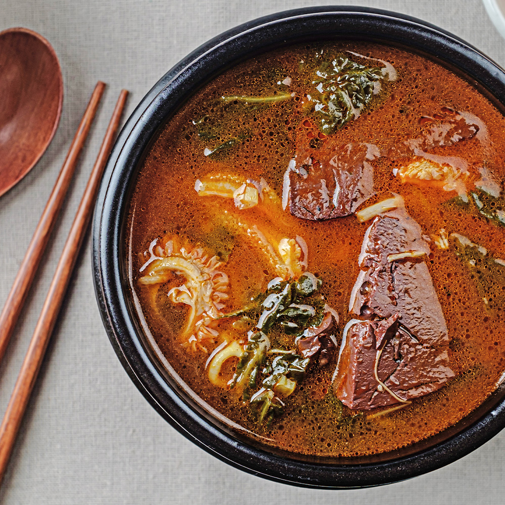 그곳에가면 산지직송 양평 해장국 600gx3팩 옛날 맛 그대로 선지 소양 우거지 국밥 - 상세 이미지 3