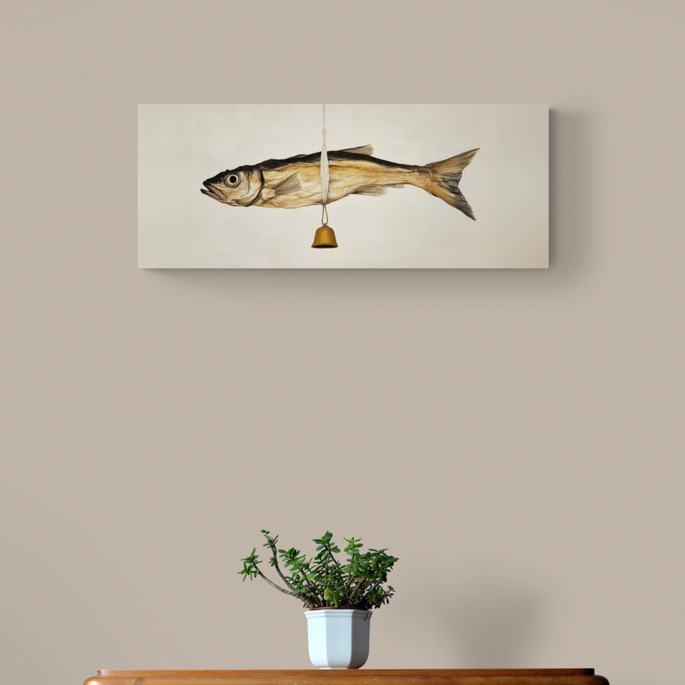 액막이명태 80X32cm 캔버스액자 명태그림 - 상세 이미지 5