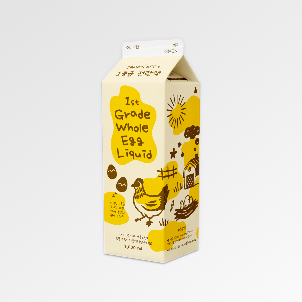 잠백이 난백 계란흰자 전란액 살균 1등급 1kg 긴 유통기한 - 상세 이미지 3