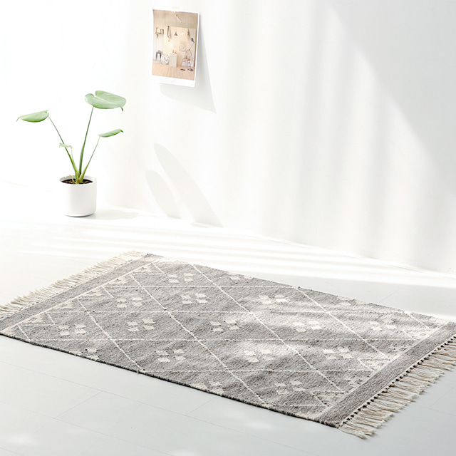 침대밑 러그 사계절 먼지없는 북유럽 러그매트 MALONEY