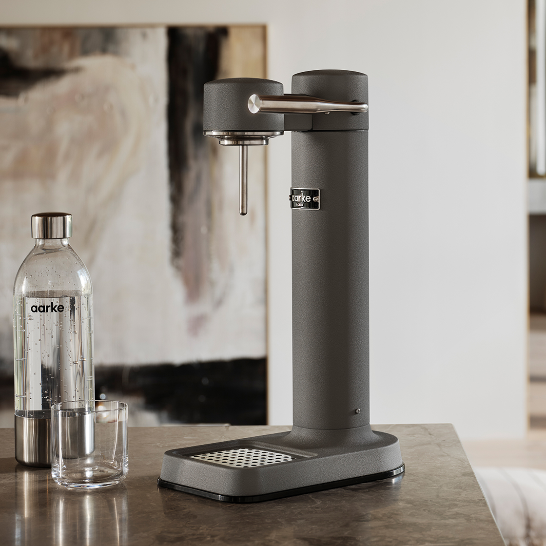 아르케 카보네이터3 스웨덴 탄산수 제조기 올스테인리스 매트그레이