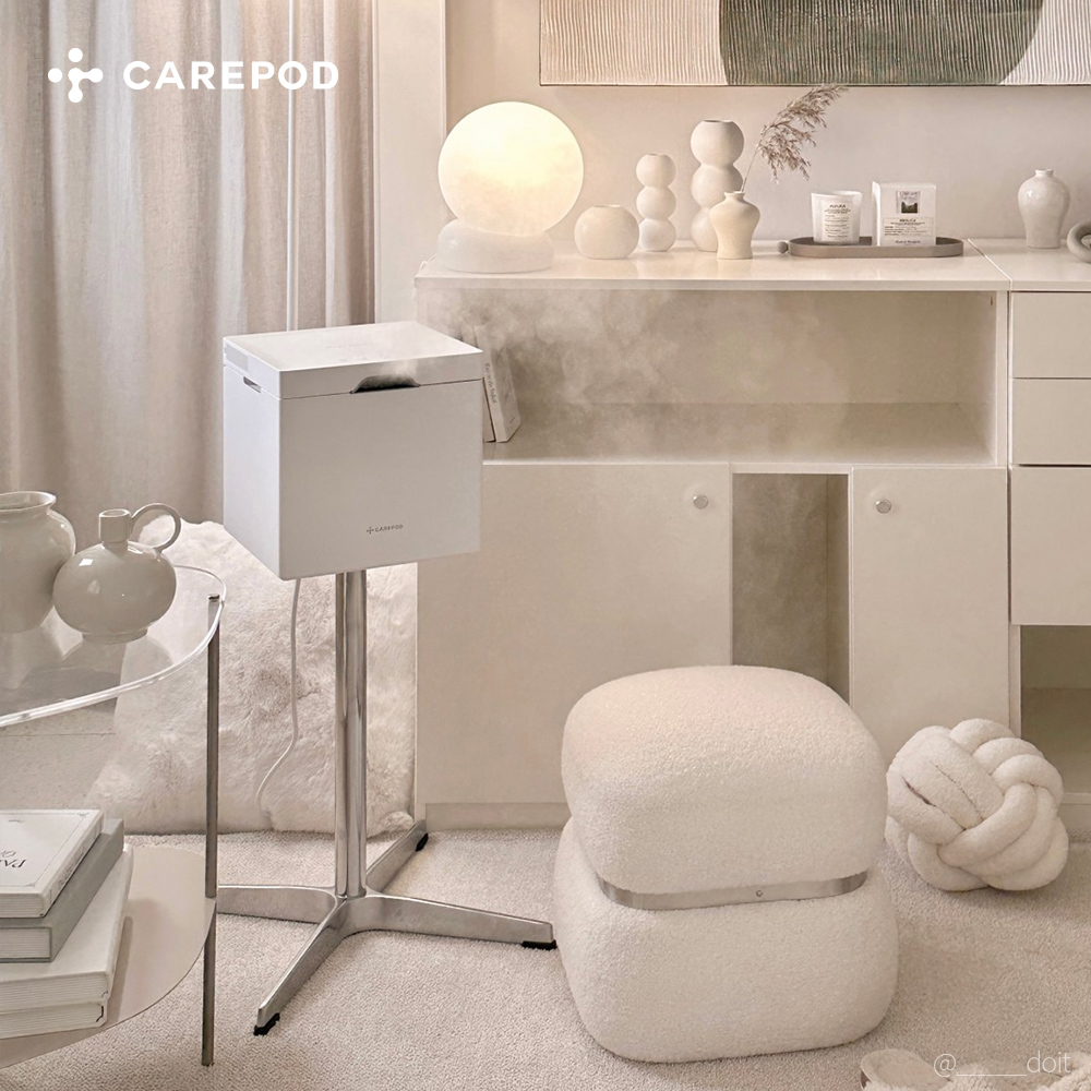 케어팟 저온 가열식 대용량 완벽살균 스텐 큐브 가습기 X50